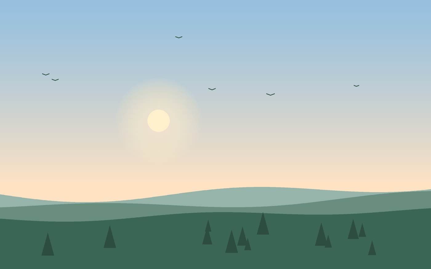 Landschaftsillustration