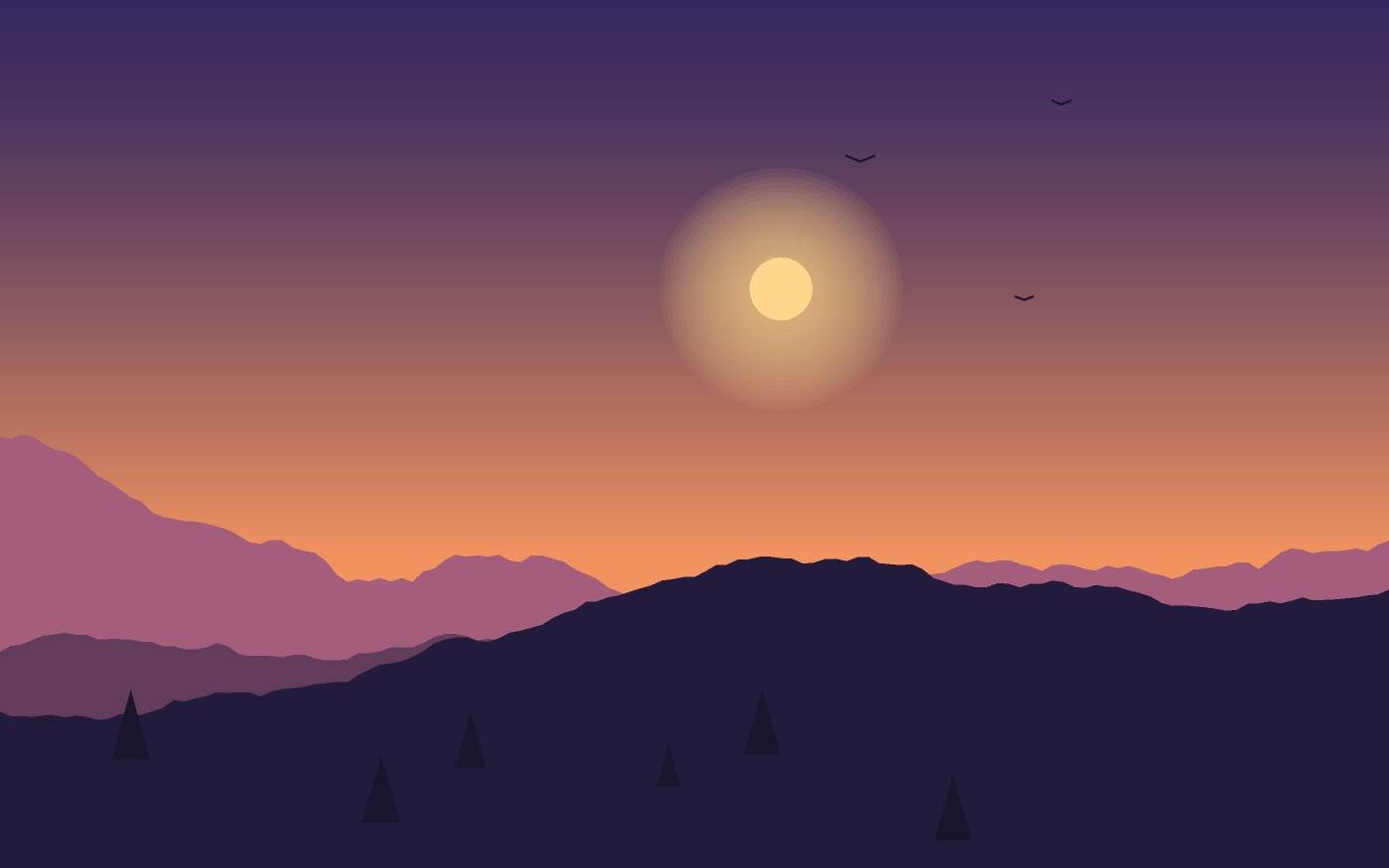 Landschaftsillustration