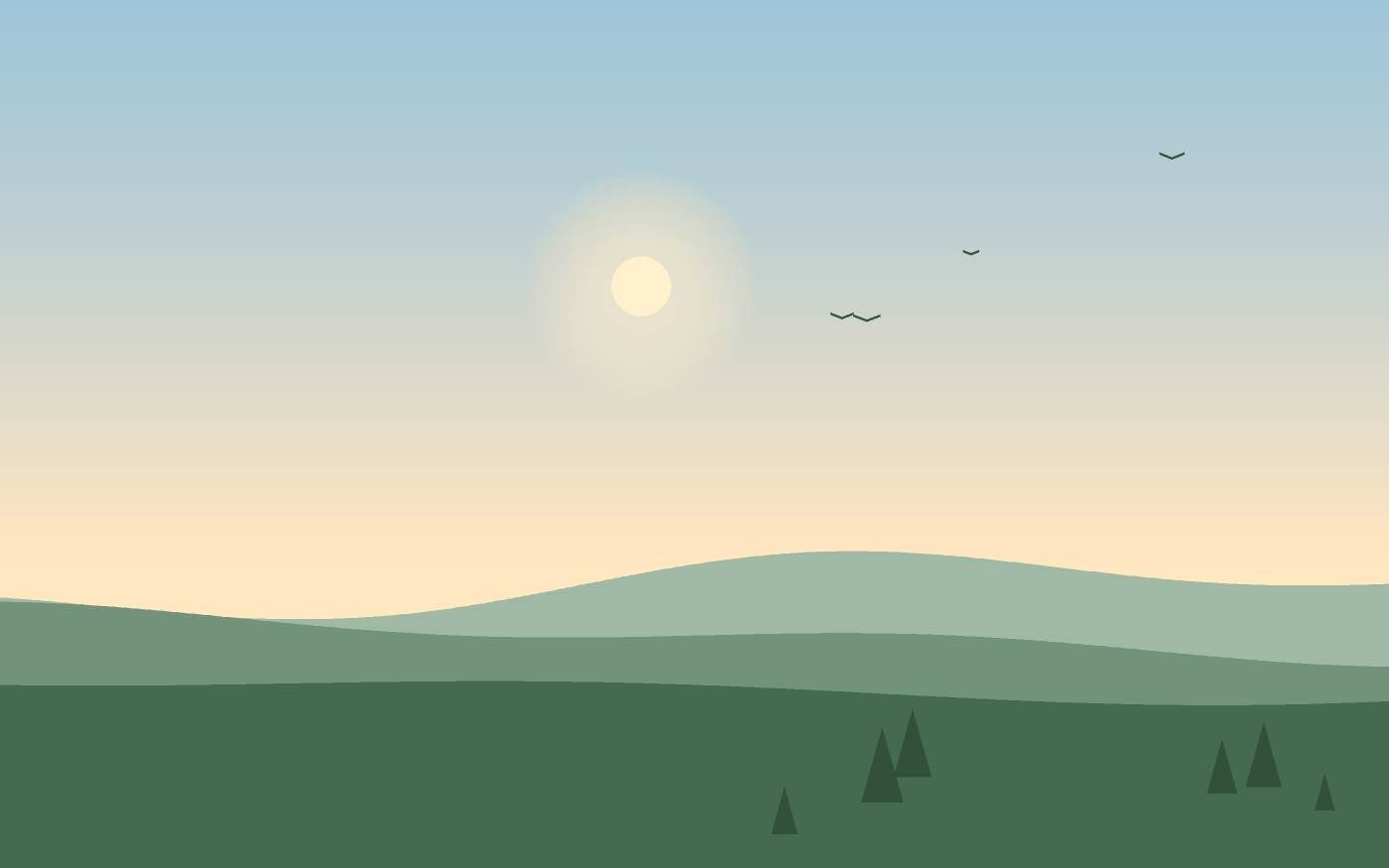 Landschaftsillustration