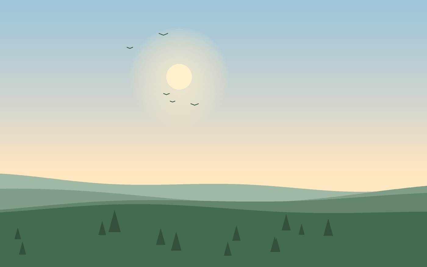 Landschaftsillustration