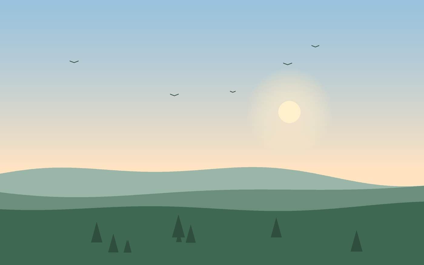 Ilustrace krajiny