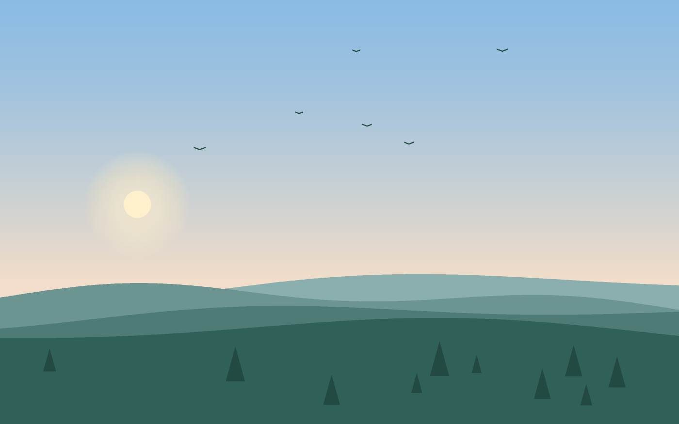 Ilustrace krajiny