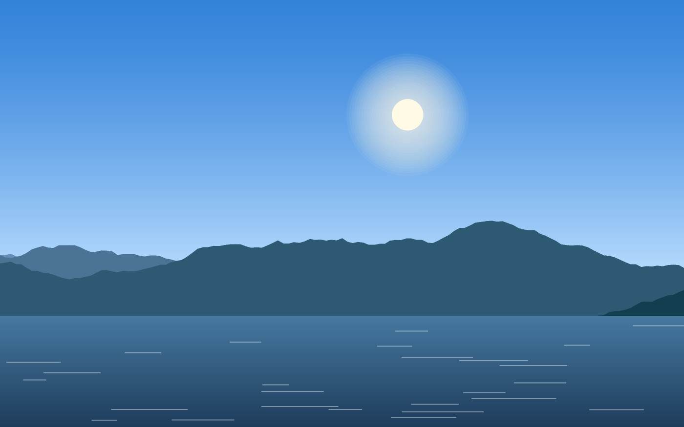 Illustrazione di un paesaggio
