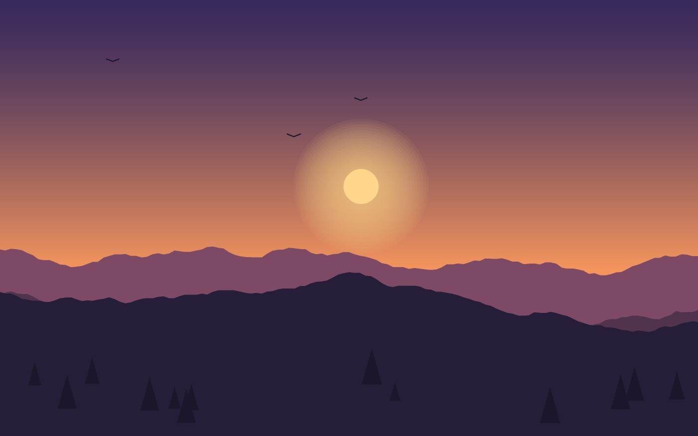 Landschapsillustratie