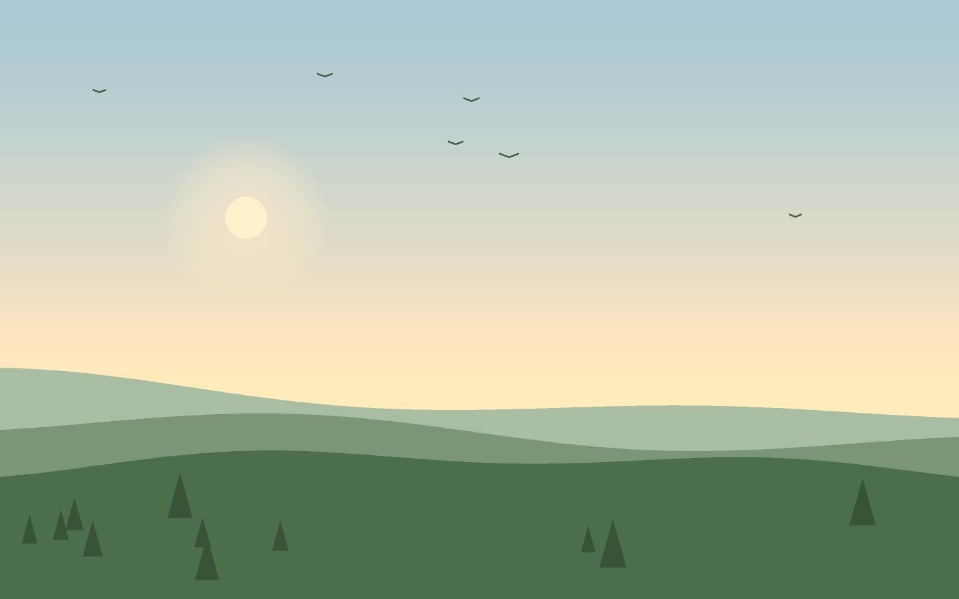 Landschapsillustratie