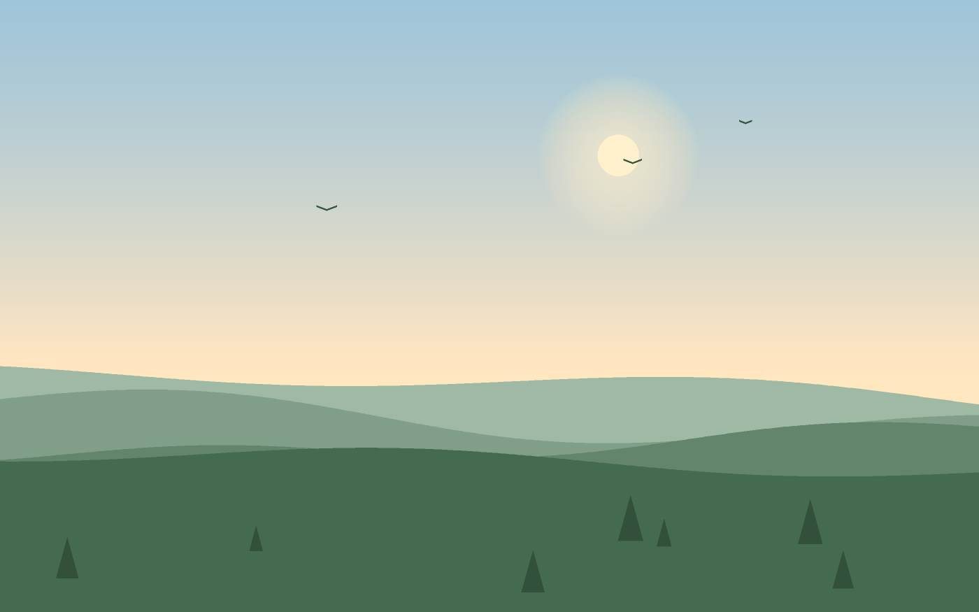 Landschapsillustratie