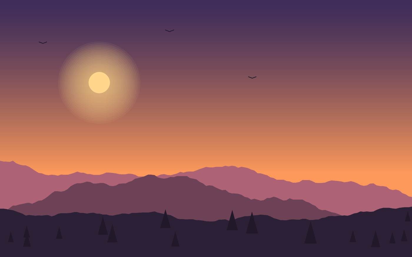 Ilustracja krajobrazu