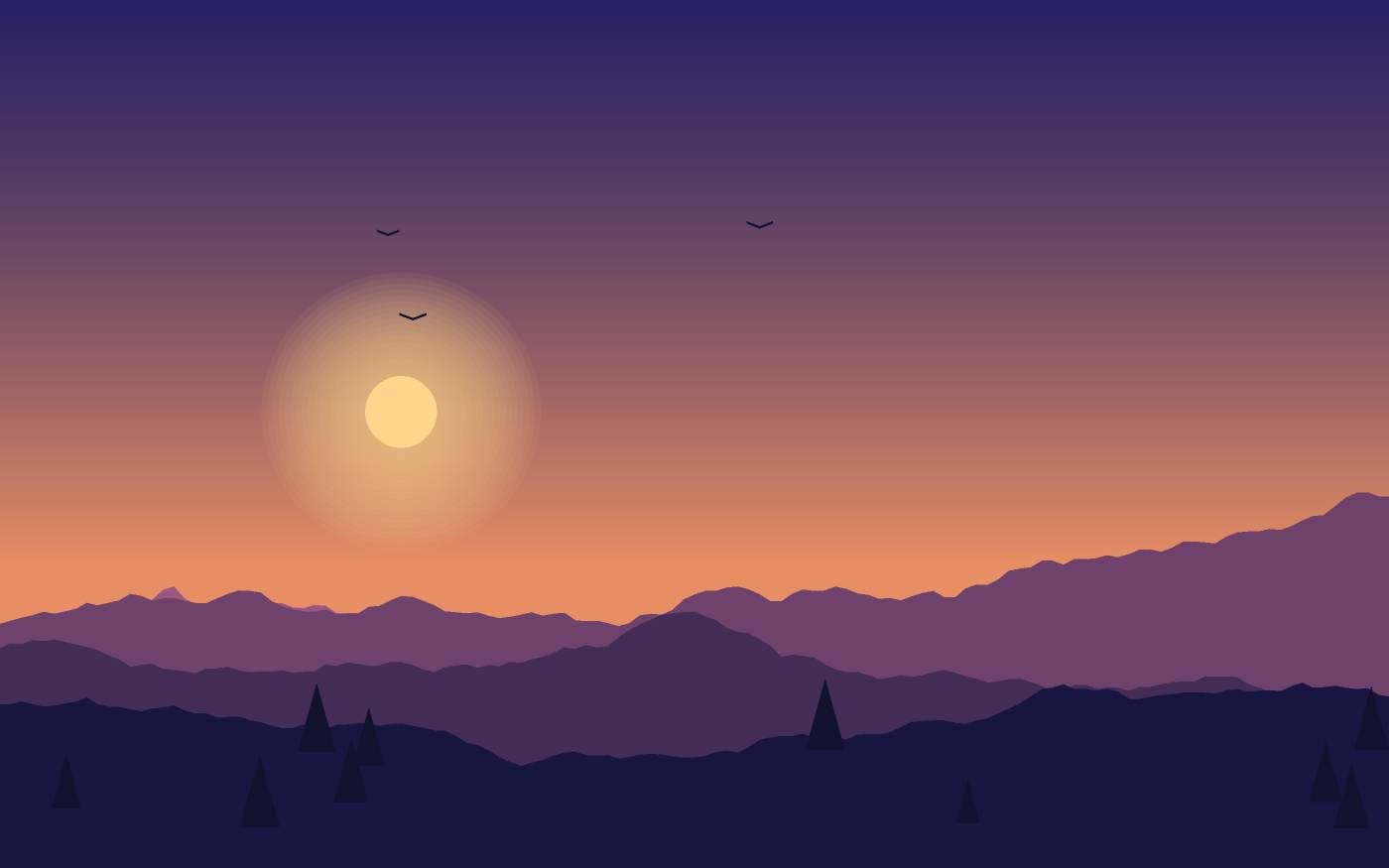 Ilustracja krajobrazu